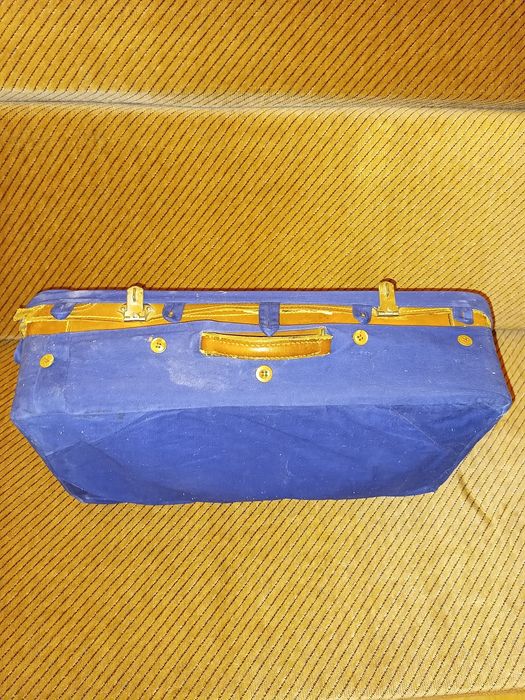 Geamantan de piele, vintage