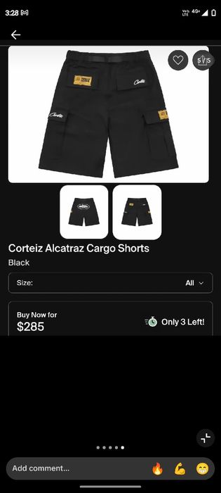 Оригинални Cargo Cortei панталони от StockX (ВИЖТЕ ПОСЛЕДНАТА СНИМКА!)