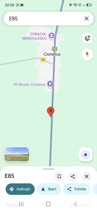Teren Cioranca E85