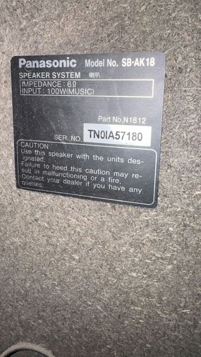 Музыкальный центр Panasonic SA-AK18