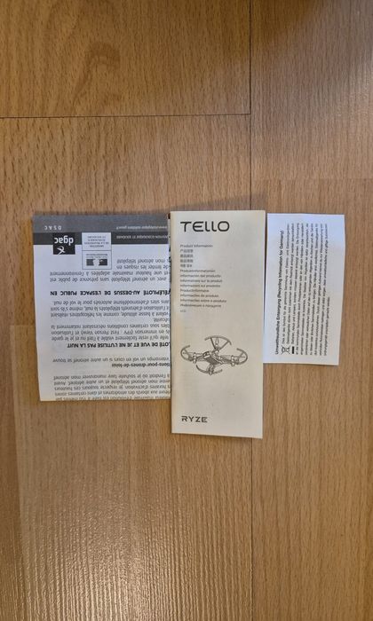 Dronă Dji Tello- foarte puțin folosită, stare foarte bună