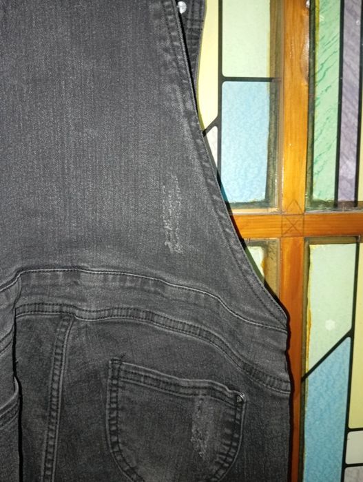 Salopeta blugi skinny