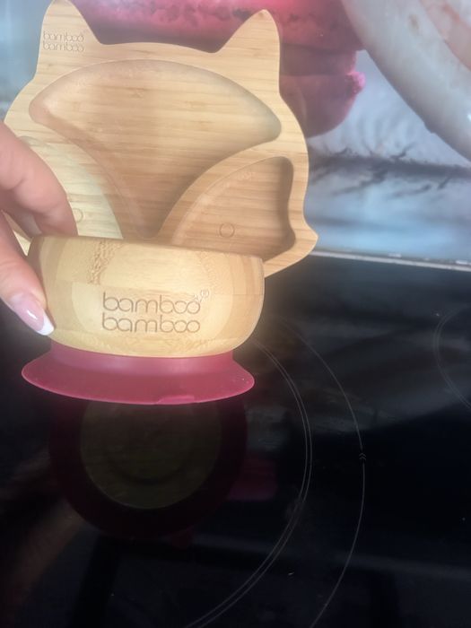 Бамбукова чинийка с купичка