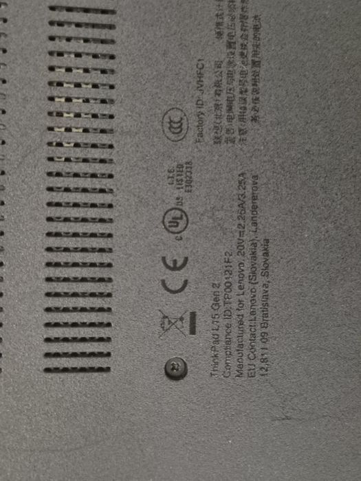 Laptop  lenovo thinkpad 15 gen 2