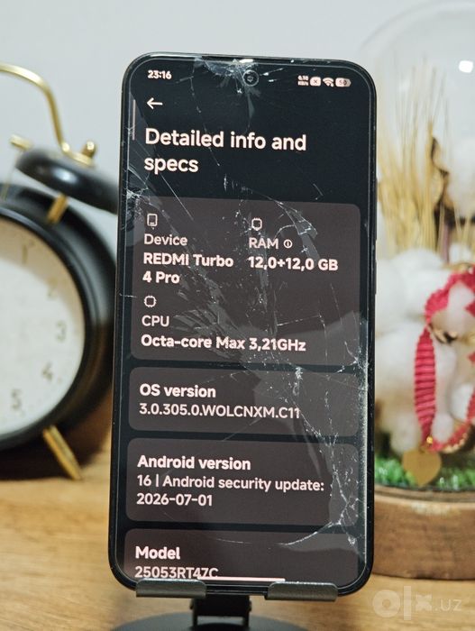 Redmi turbo 4 pro 256/12