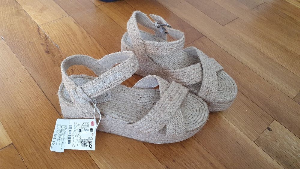 Sandale din iuta nr 36