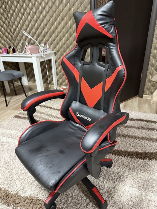 Игровое кресло Defender Xcom, красный