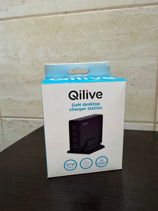 Statie de incarcare / încărcător GaN 4 porturi Qilive 107W