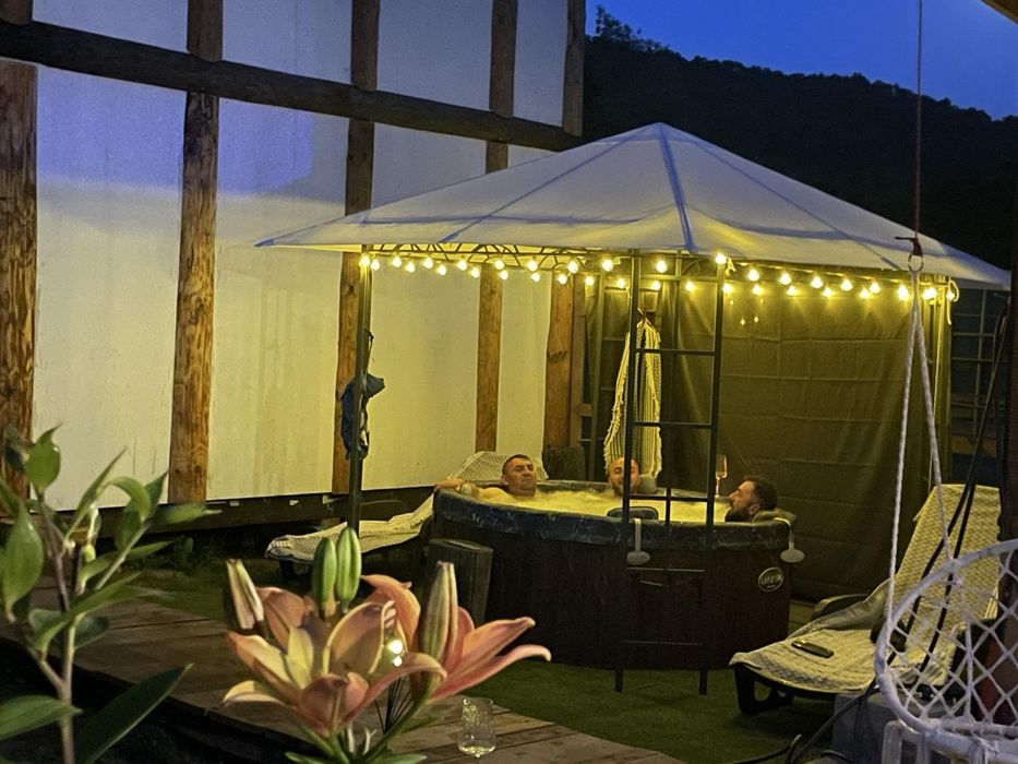 Jacuzzi și spa la cabana