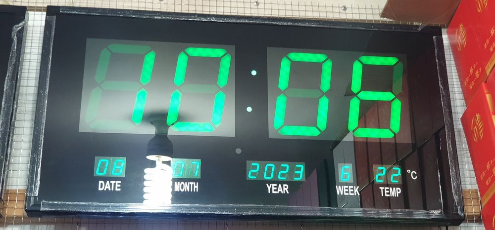 Электрон LED соат масчитларга ва хаказо хар хил размерларда кизил яшил