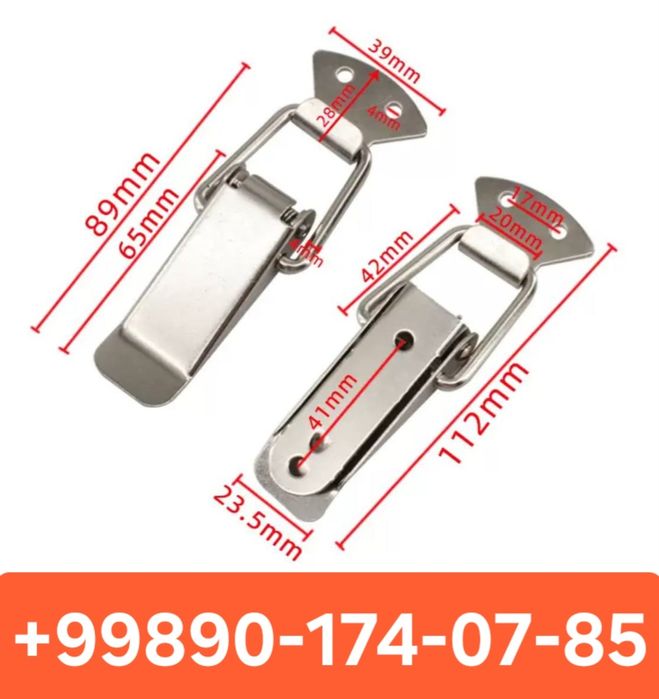 Qulf/zajim/qisqich/зажимы/защёлка/quti uchun eshikka