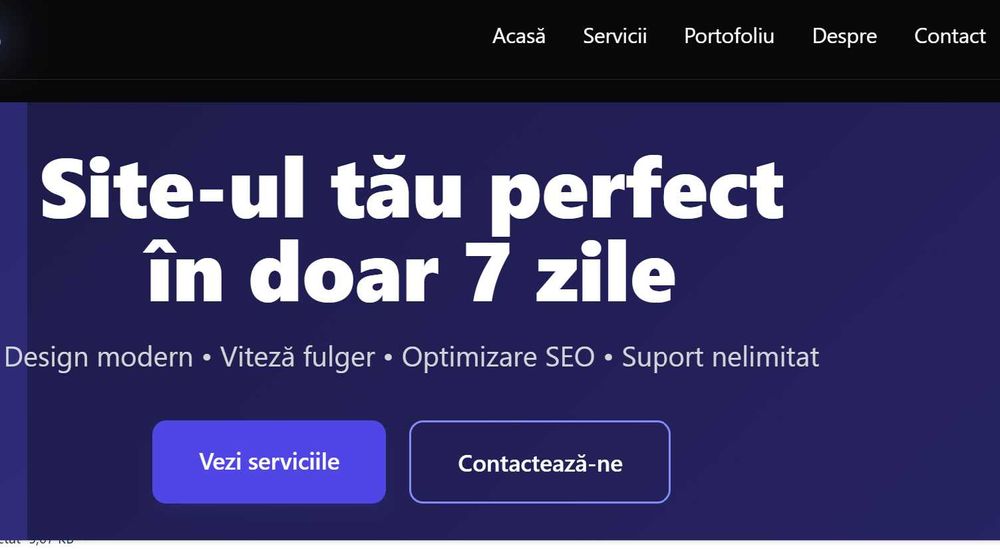 Creare website-uri de prezentare, preturi incepand de la 499 Ron