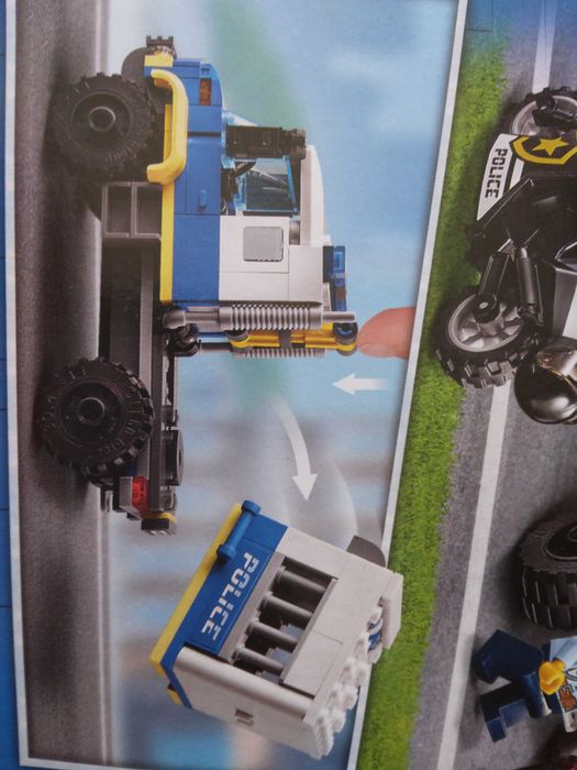 Transportul prizonierilor de politie,vehicule minifig. Lego 60276, nou