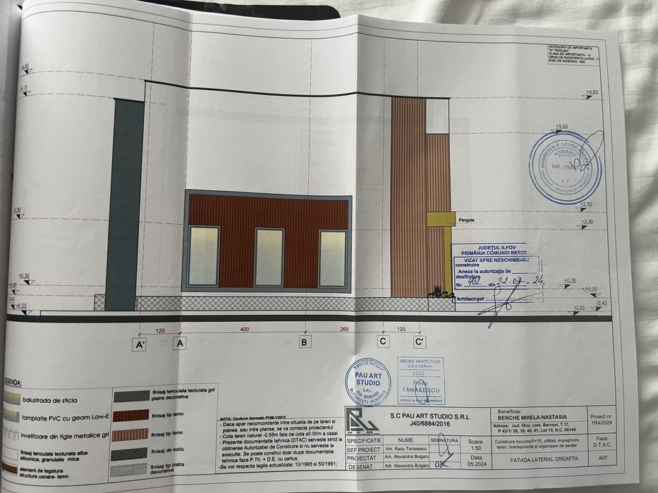 Teren 250 mp Berceni-deschidere 16 m-proiect+autorizatie-zona Mecaniza