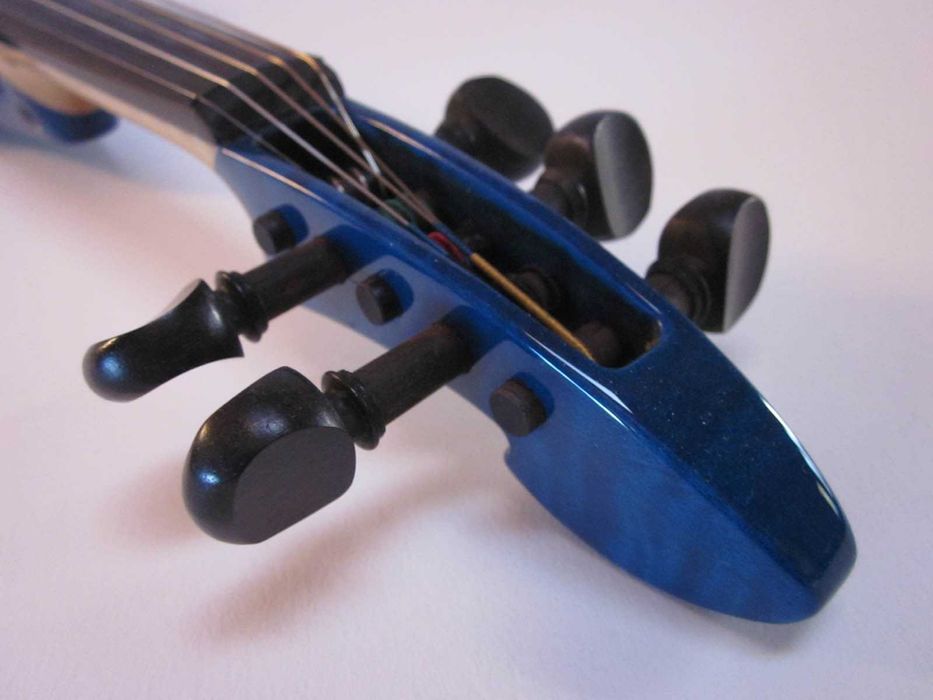 Transluc Blue Flamed Maple Rare 5 String ZETA Jazz Fusion Electric