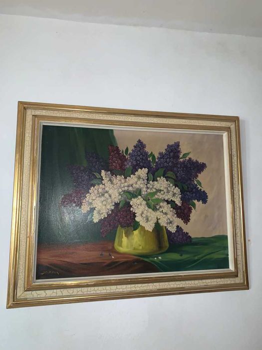 Tablou decor in rama din lemn