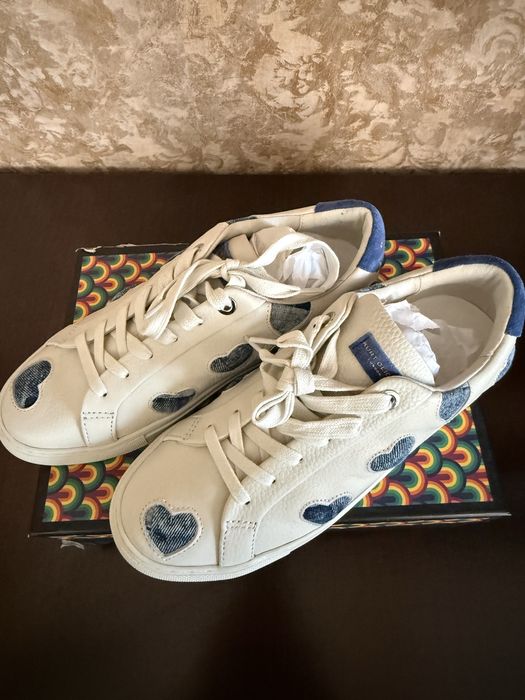 Sneakers Kurt Geiger Lane Love – denim & piele