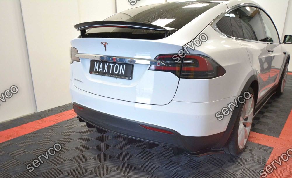 Prelungire difuzor bara spate Tesla Model X 2015- v3 - Maxton Design