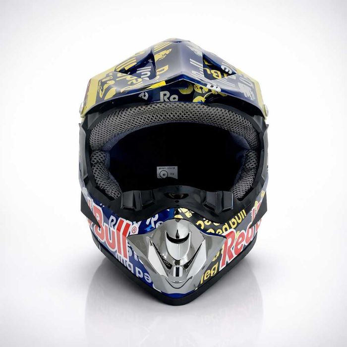 Кросова каска RED BULL, Full Face, DOT Сертификат, Размер: S; M;