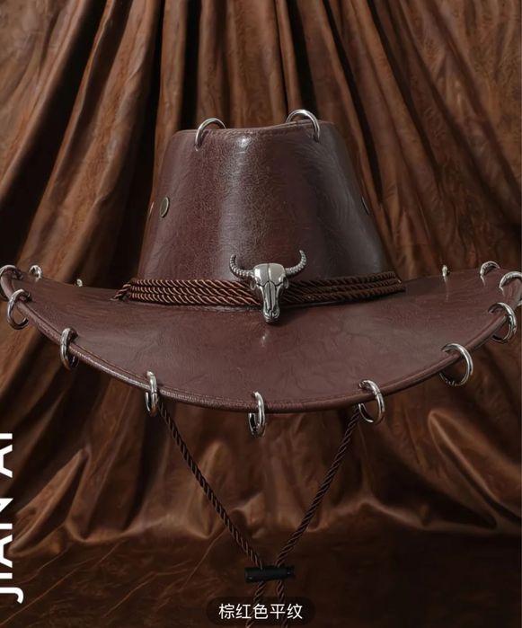 Ковбойская шляпа под кожу