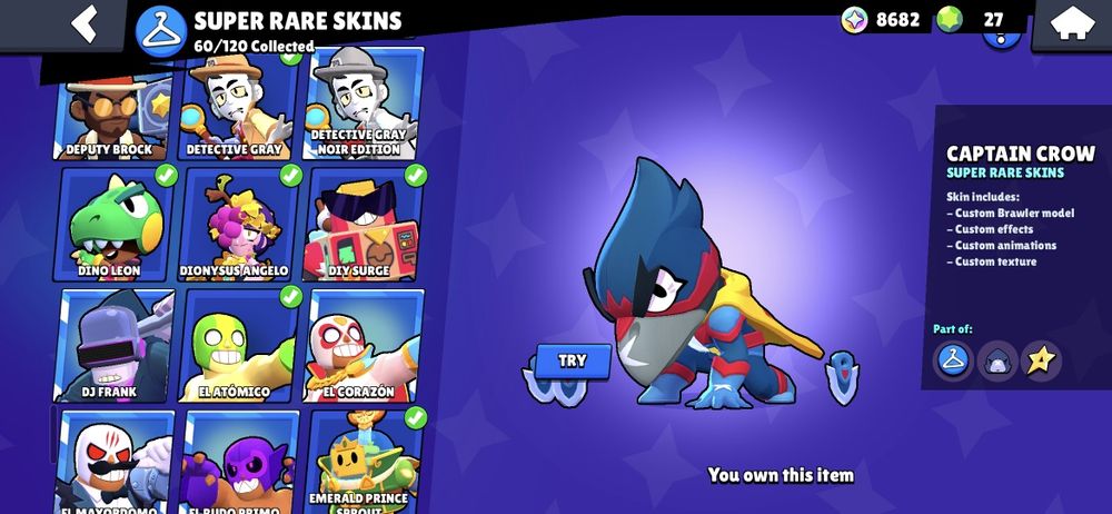 Аккаунт в Бравл Старс