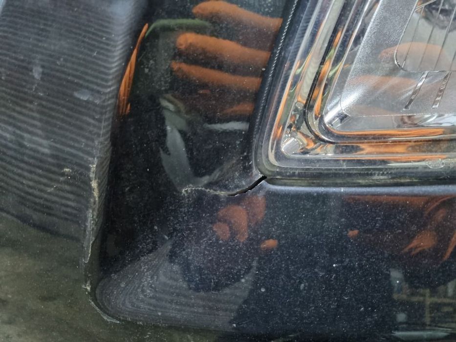 Bara fata Kia Sportage II 2006 - 2010 Negru (1165) model fara spalatoare far