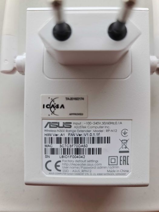 Asus Wifi extender / Access point