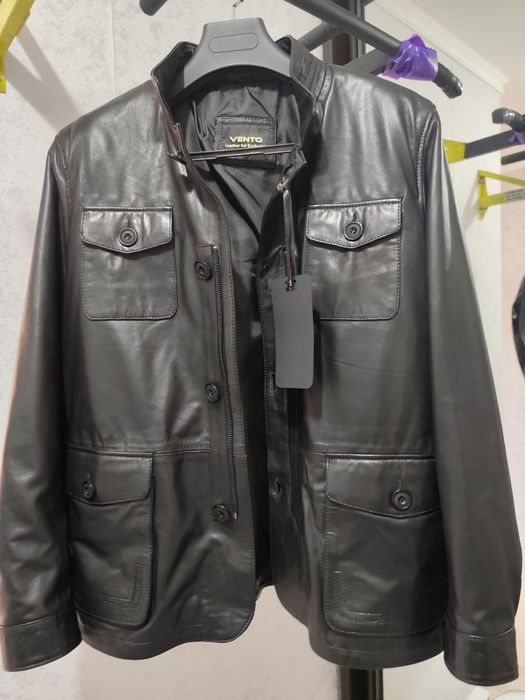 Продам новую кожаную куртку, производство Турция