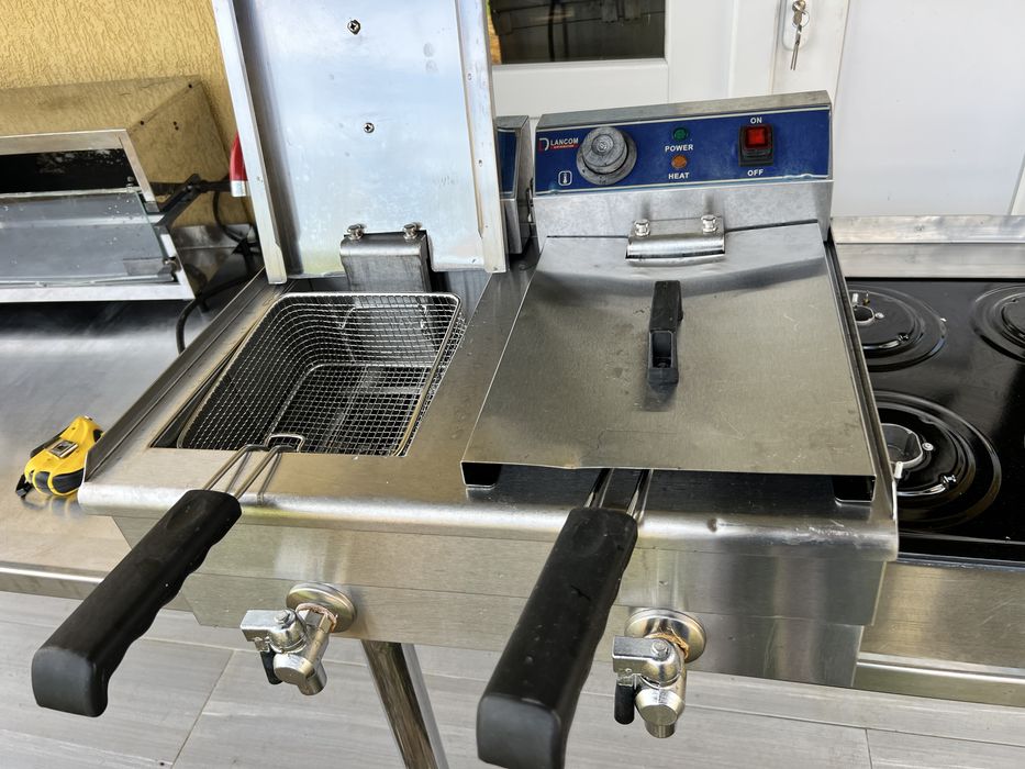 Friteuza electrica PROFESIONALA din inox 2x10L