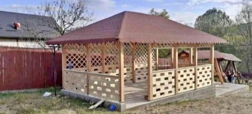 Executam căsuțe ,case , foisoare și terase din lemn uscat , tratat și