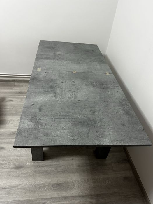 Vând măsuță de cafea extensibilă OSLO Beton/Milleniu/Alb – Mazzoni
