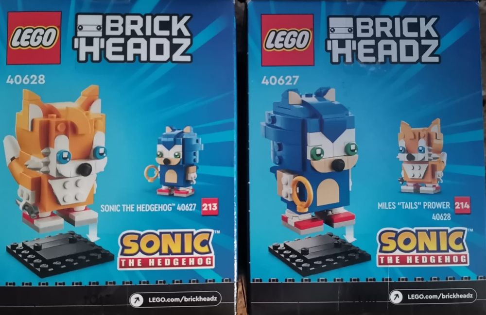 Lego Brickheadz Sonic the Hedgehog 40628  40627