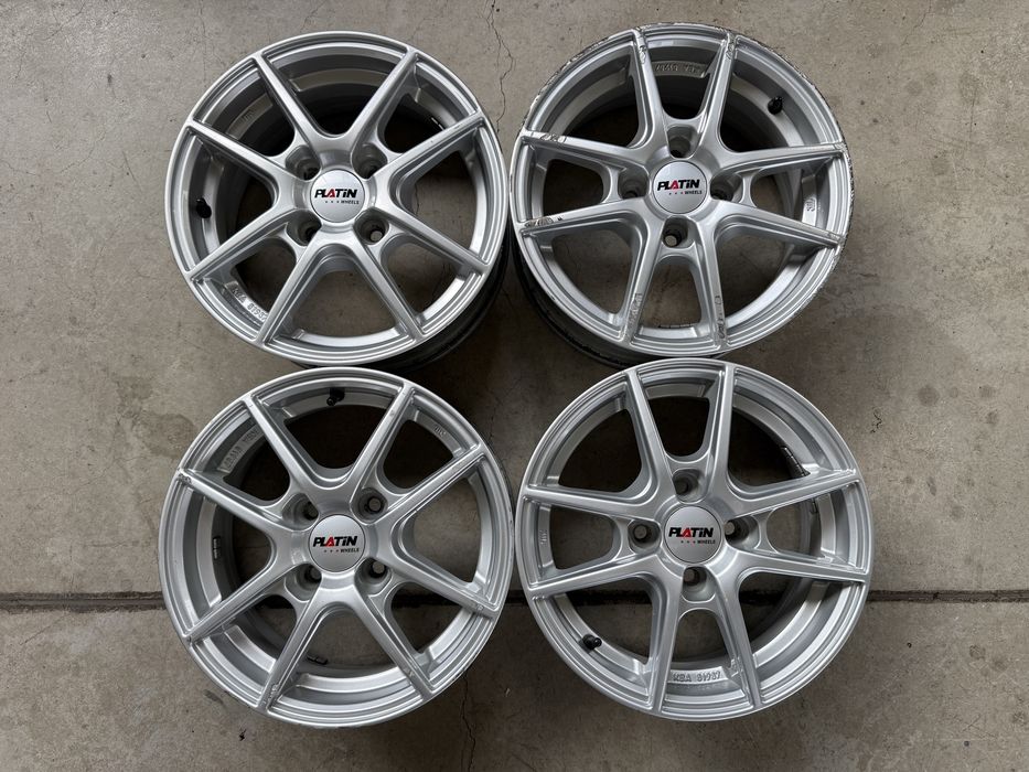4бр. 14” Джанти “PLATIN” 4х100 за -NISSAN/VW/AUDI/SEAT/SKODA/TOYOTA/HYUNDAI/KIA/други- 5.5Jx14H2, ET35