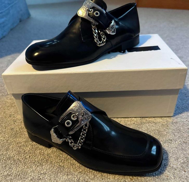 Alexander McQueen loafers, negri, marimea 37