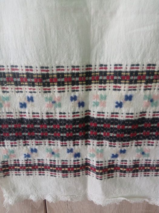 Stergar/prosop traditional, tesut la razboi