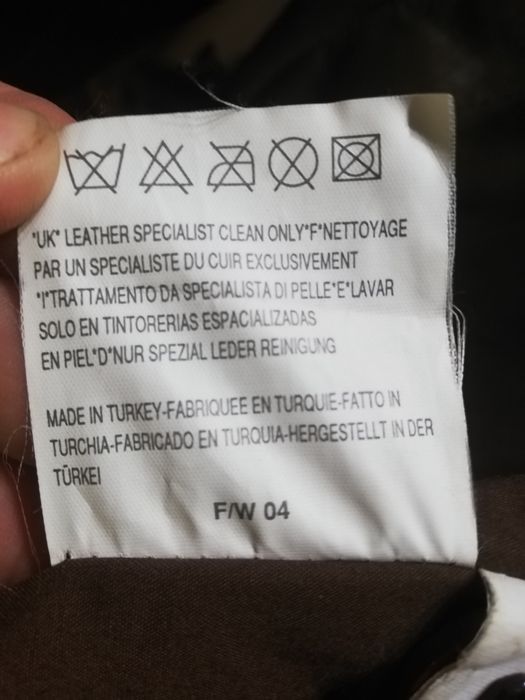 Scurta/geaca piele naturala barbati, marca Dockers, XL