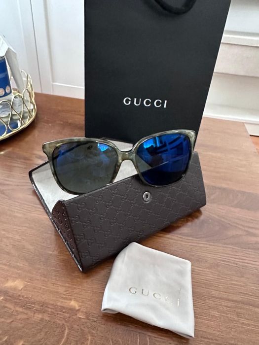Оригинални очила GUCCI + калъф и пълен комплект – отлично състояние