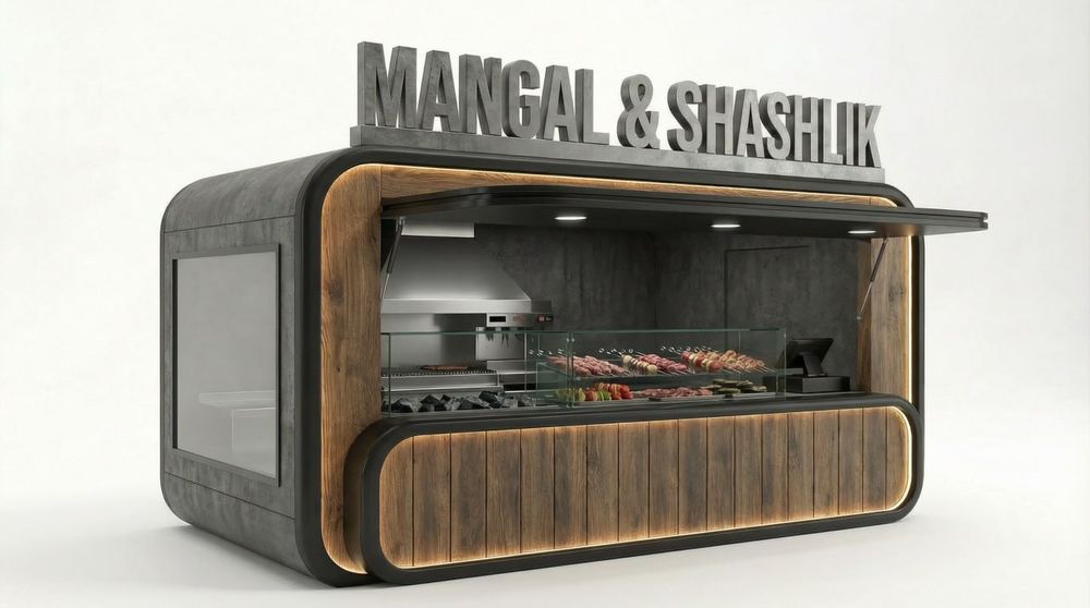 Кучма дукон, Фудтрак, бутка, Truck, Foodtruck, Фурго Прицеп