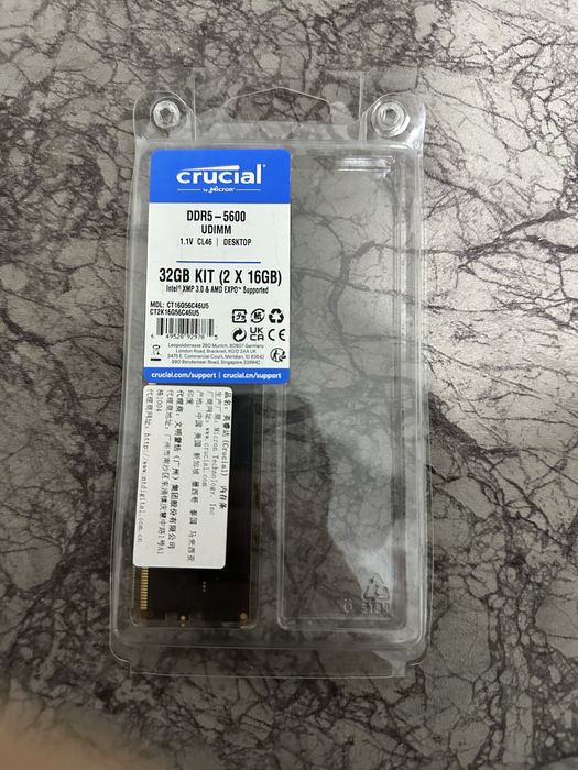 Crucial ОЗУ длк ПК