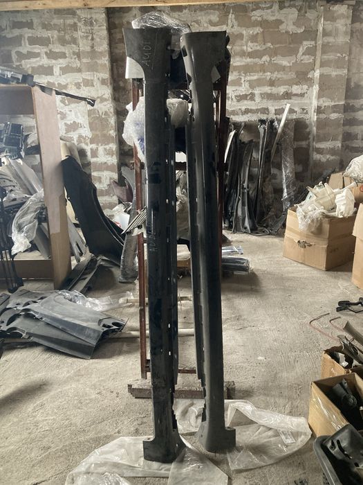 Накладки порогов наружние Ауди А4 Б6 и Б7 / Audi A4 B6 и B7