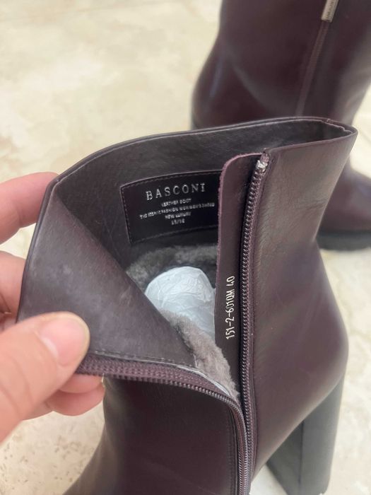 Полусапожки кожаные BASCONI производство Турция