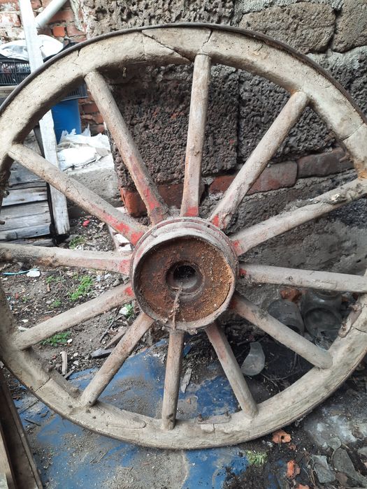 Автентично волско колело и чекрък