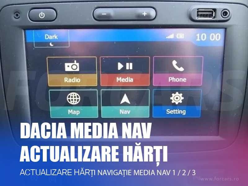 Hărți Navigație Dacia 2025 MediaNav Duster Logan Lodgy Sandero