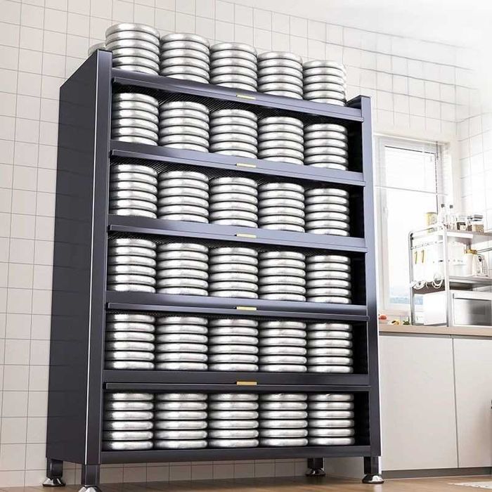 Oshxona stelaji/priborlar uchun javonlar/ishonchli metall shkaf