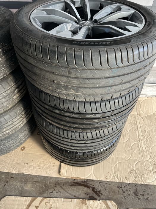 Vand jante audi cu anvelope de vara 245 45 R18 dot 2024