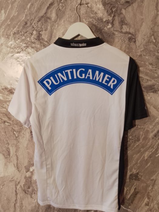 Tricou Fotbal Vintage Sturm Graz Aniversare 100 de Ani 2009-2010