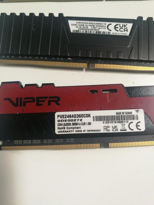 Vand ram 2x8 1x16 DDR4