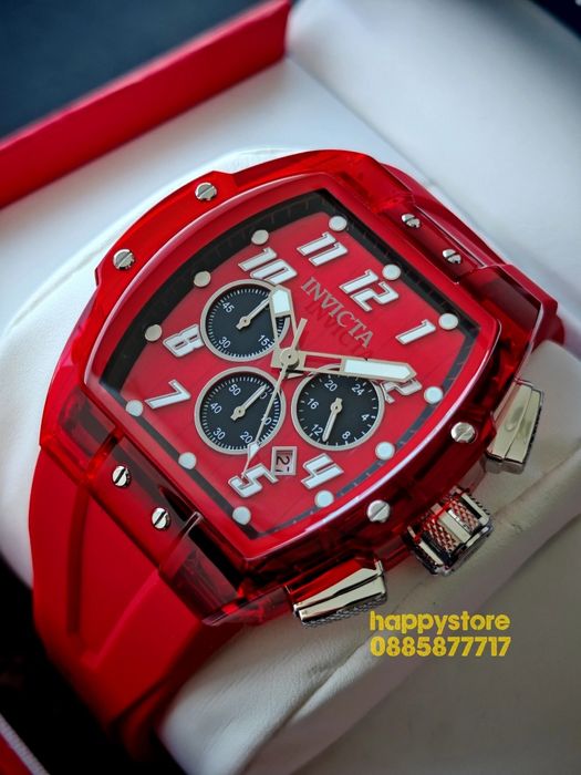 INVICTA Ghost Red 47 mm, Инвикта нов ръчен часовник