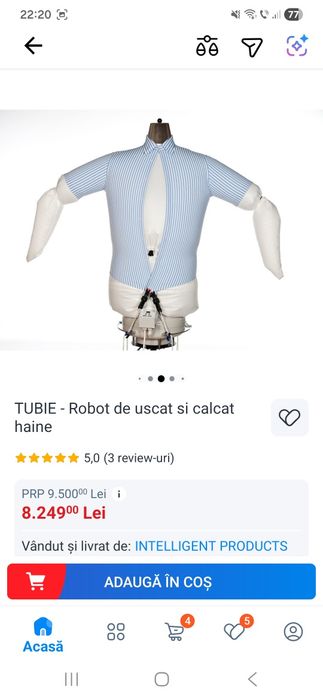 TUBIE - Robot de uscat si calcat haine !!!