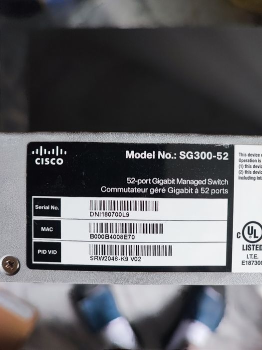 Коммутатор 52 порта Cisco США
